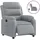 vidaXL Relaxsessel Elektrisch 148 x 79,5 x 0 cm Hellgrau mit Liegefunktion