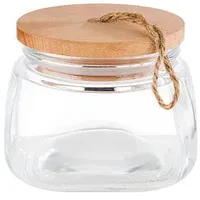 APS Vorratsdosen WOODY 11,0 cm hoch transparent 1,0 l,