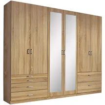 Rauch Wäscheschrank WILDBERG 271 x 229 x 54 cm Beige/Braun
