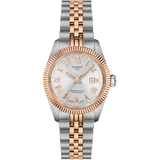 TISSOT Ballade Automatikuhr PVD Beschichtung bicolor 30 mm T156.208.22.033.00