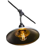 Lumisky Hutgirlande Stahl 6M 10xE27 BOWL GALVA LIGHT