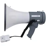 SpeaKa Professional ER-66S Megaphon mit Handmikrofon, mit Haltegurt, integrierte Sounds