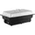 Royal Catering Chafing Dish Elektro Speisewärmer Wärmebehälter Wasserbad 1 1 GN 900 W 65mm,