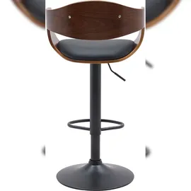 CLP 2er Set Barhocker Kingston, Barstühle gepolstert mit Kunstleder oder Stoffbezug, Tresenstühle höhenverstellbar