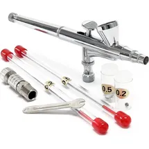Wiltec Airbrush Pistole Typ 136T Silber 11,00mm x 55,00mm x 146,00mm