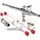 Wiltec Airbrush Pistole Typ 136T Silber 11,00mm x 55,00mm x 146,00mm