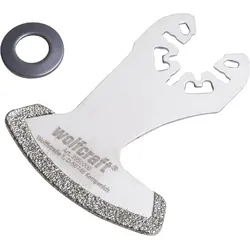 Wolfcraft Multitool Multimaster Sägebeil Diamant-bestreut Zementfugen 80 mm