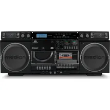 Medion LIFE® P66538 Retro-Boombox schwarz