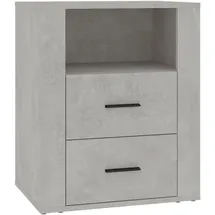 vidaXL Nachtschrank Betongrau 50 x 36 x 60 cm Grau