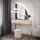 lookway Schminktisch, KASCHMIR mit LED-Spiegel Chrom rechts PUSH OPEN