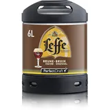 Leffe Brune, Dunkles Abtei-Bier aus Belgien, Perfect Draft (1 x 6l) MEHRWEG Fassbier