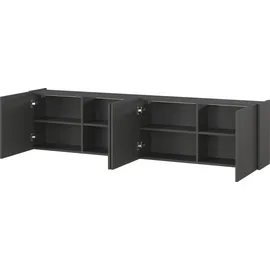 Germania Mehrzweckschrank 183 x 45 x 25 cm Graphit