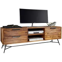 KADIMA DESIGN Lowboard NISHAN 160x54x40 cm Massiv Holz, Design