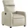 vidaXL Relaxsessel Creme Kunstleder 146 x 76,5 x 0 cm Beige mit Liegeposition