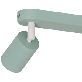 TK Lighting Deckenstrahler Livia, mintgrün, 52 cm, 3-flg., Metall, GU10 Livia TK Lighting, dimmbar, grün, für Kinderzimmer, Metall, Strahler - 52 cm - 17.5 cm - 14 cm