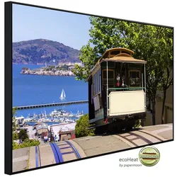 papermoon Infrarotheizung »EcoHeat - Seilbahn San Francisco«, Matt-Effekt - bunt