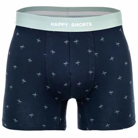 Happy Shorts Trunk Jersey Palms/hellgrün/grau XL 3er Pack