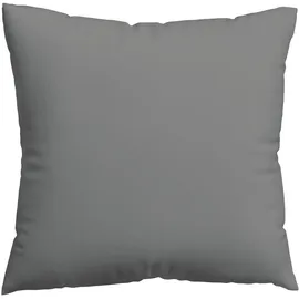 schlafgut Kissenbezug Woven Satin 40 x 40 cm Grau