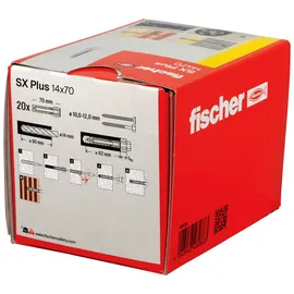Fischer Spreizdübel SX Plus 14 x 70 20 Stück