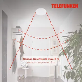 Telefunken LED Deckenleuchte 1 rund weiß
