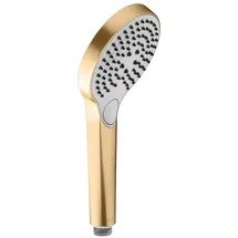 Keuco IXMO Handbrause 59580250300 3 Strahlarten, messing gebürstet