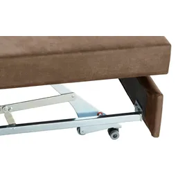 HIMOLLA Eckcouch Leder 2-Sitzer Braun