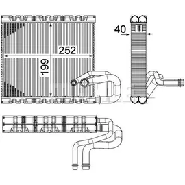 mahle Verdampfer, Klimaanlage