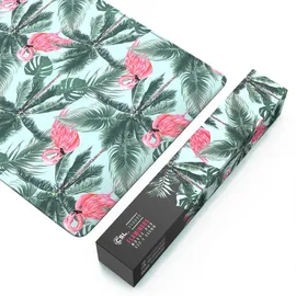 CSL Gaming Mauspad, XXL, 900 x 400 x 3 mm, Schreibtischunterlage, extralarge, waschbar, Flamingos