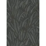 Fashion for walls Vliestapete Sansibar 53 cm x 10 m schwarz 10371-15