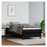 vidaXL Boxspringbett 100 x 200 cm Schwarz