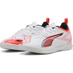 Puma Ultra 5 Play IT Jr puma white-puma black-glowing red (01) 5