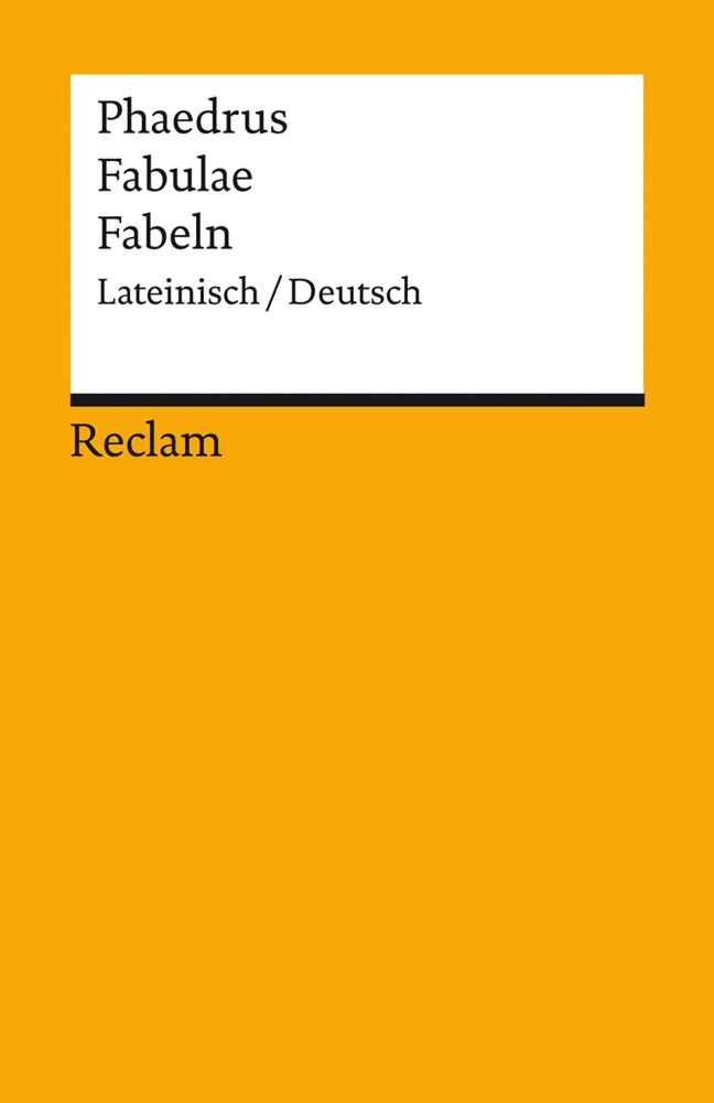 Fabulae / Fabeln - Phaedrus  Taschenbuch