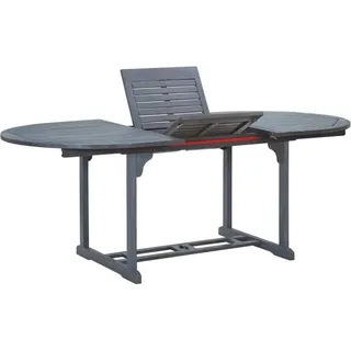 vidaXL Gartentisch 200 x 100 x 75 cm Grau