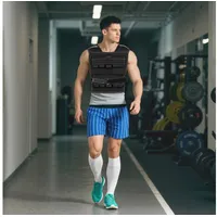 sportnow Gewichtsweste verstellbar 20 kg schwarz