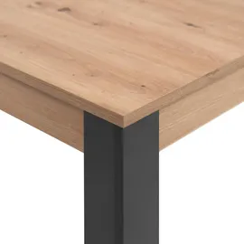 CaliCosy Tolosa 150 x 75 x 80 cm Eiche braun/schwarz