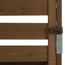 Mendler Mülltonnenverkleidung HWC-H62 114 x 67 x 97 cm dunkelbraun