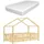 [en.casa] Kinderbett Treviolo 70 x 140 cm Kiefer natur beige