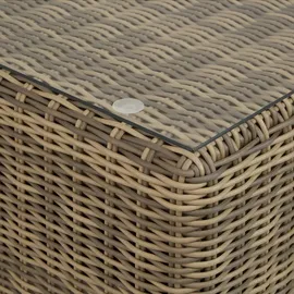 Tectake San Domino Rattan Lounge braun/grau