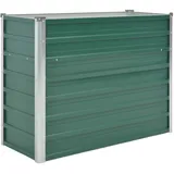 vidaXL Garten-Hochbeet Stahl 100x40x77 cm Grün