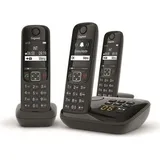 GIGASET Festnetztelefon AS690 A Trio Black - Schwarz