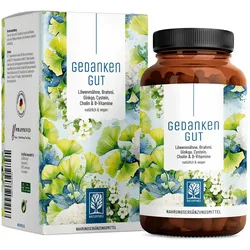 Gedächtnis-Komplex mit Löwenmähne, Ginkgo & L-Cystein - Gedankengut Naturtreu® Kapseln 77 g