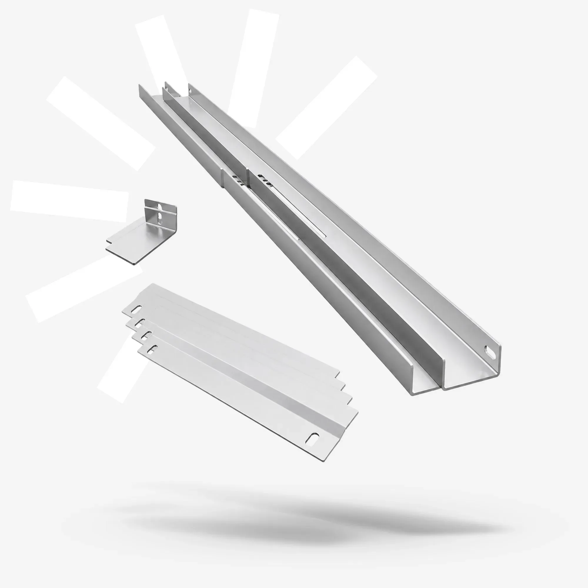 Wandhalterung für ein PV-Modul