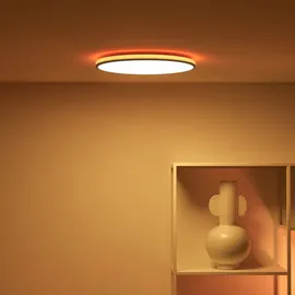 WIZ Deckenleuchte LED 2100 lm Kunststoff dimmbar schwarz