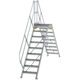 Günzburger MUNK Aluminium-Überstiege 45° 9 Stufen