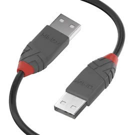 Lindy USB-A 5,00 m Schwarz
