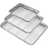 Wildone Backblech mit Gitter-Set 40,6 x 30,5 x 22,9 cm
