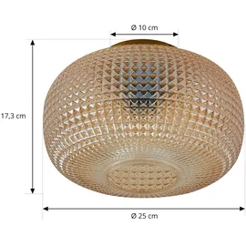 LINDBY Hildur 1 x 15 W rund beige