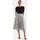 Seidensticker Midirock Damen Floral Schwarz/Weiß 40