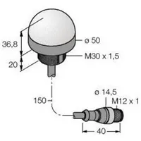 Turck LED-Anzeige K50L2RGB7QP
