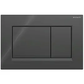 Geberit Sigma30 Betätigungsplatte für 2-Mengen-Spülung schwarz/schwarz matt 115.883.DW.1